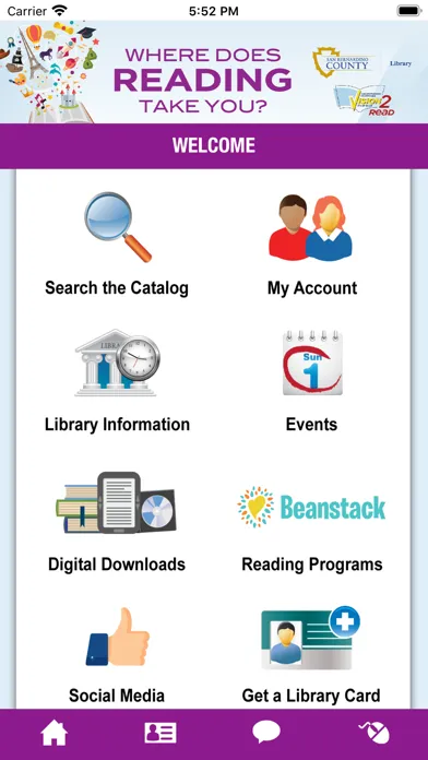 Screenshot di San Bernardino County Library