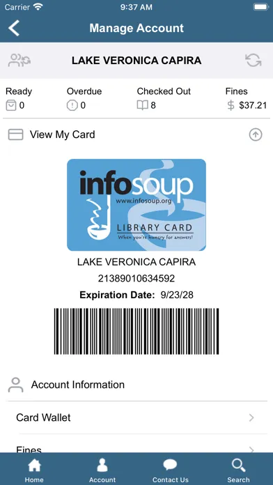 Ảnh chụp màn hình của InfoSoup Libraries