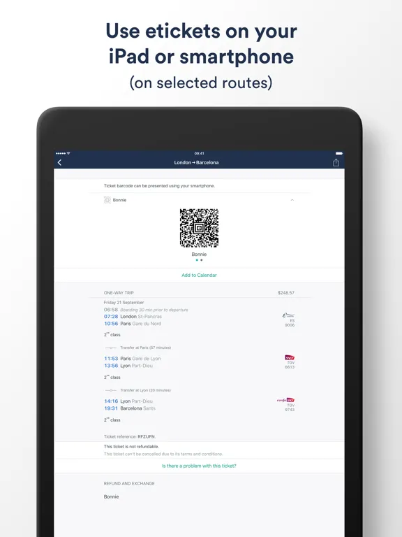 Trainline for Business iPad 應用截圖