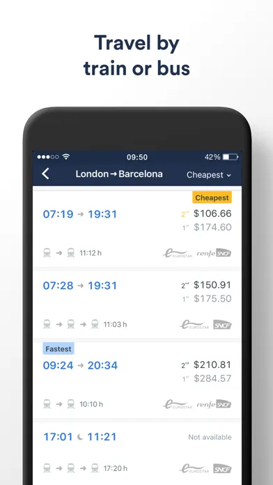 Trainline for Business應用截圖