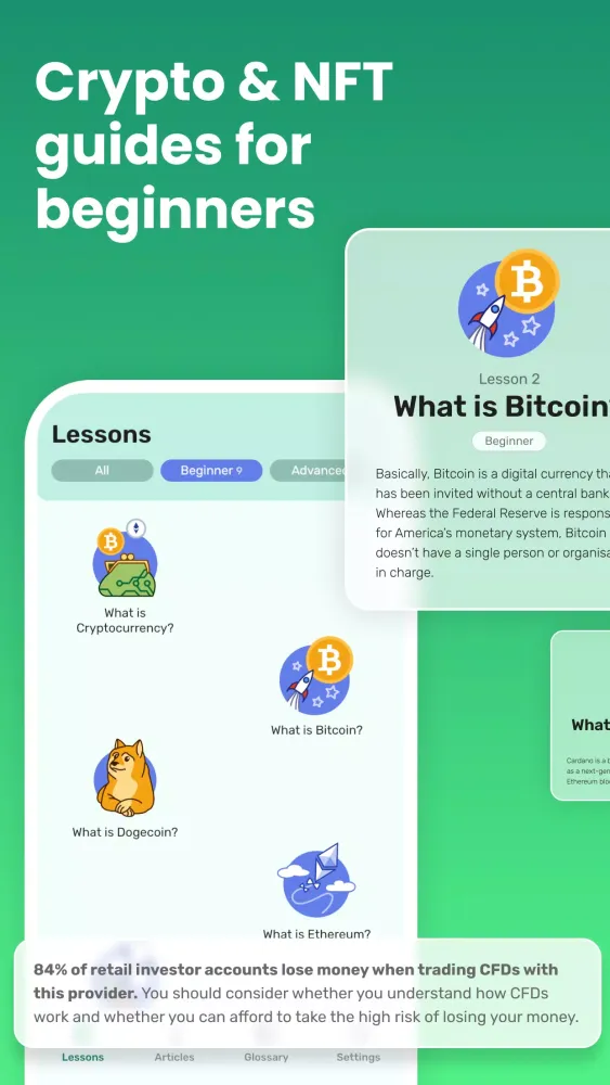 Zrzuty ekranu Crypto Academy by Investmate