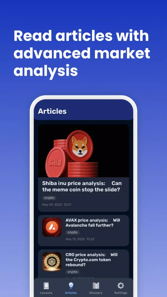 Zrzuty ekranu Crypto Academy by Investmate