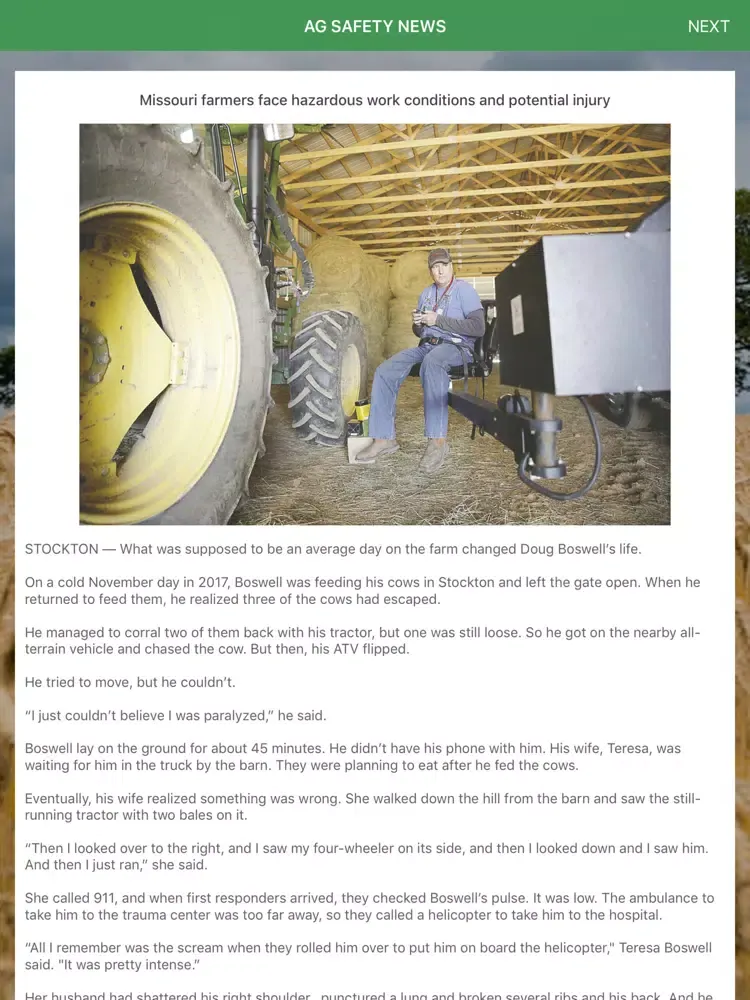 Zrzuty ekranu Ag Safety iPad 