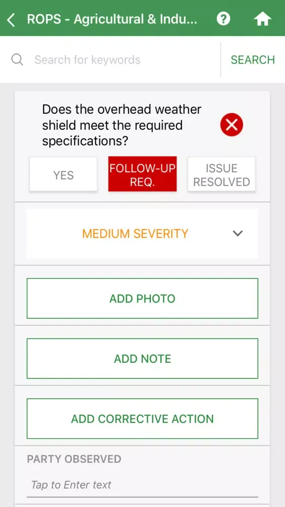 Zrzuty ekranu Ag Safety
