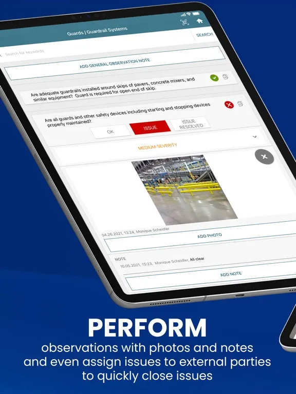 Manufacturing Safety iPad 应用截图