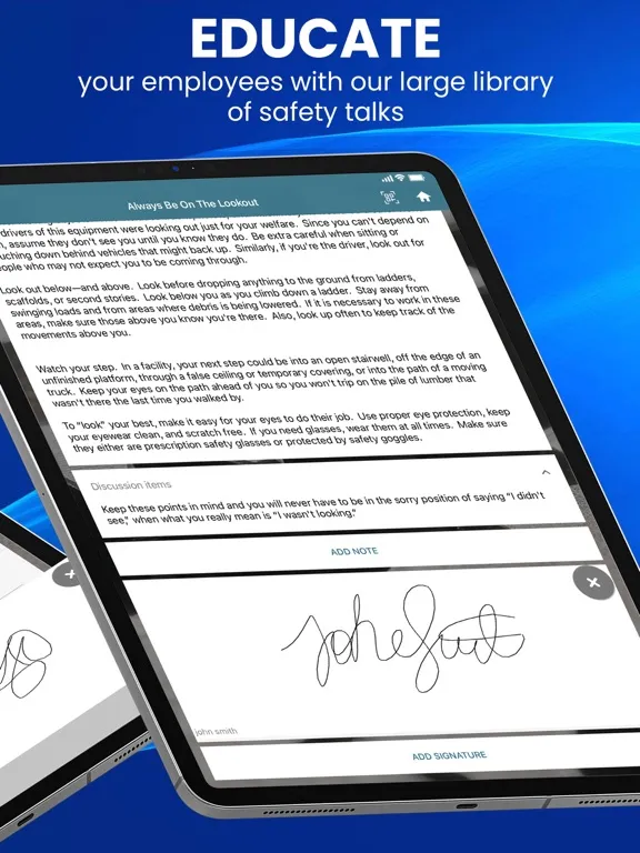 Manufacturing Safety iPad 应用截图