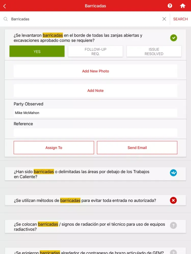 Safety Español iPad 应用截图