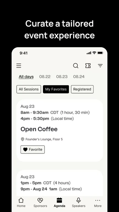 Capital Factory Events سکرین شاٹس