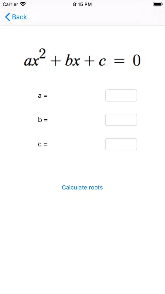 Function Quadratic سکرین شاٹس