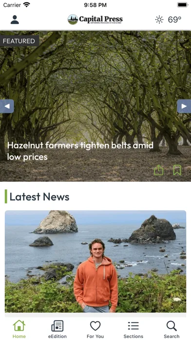 Captures d'écran de Capital Press: News & eEdition