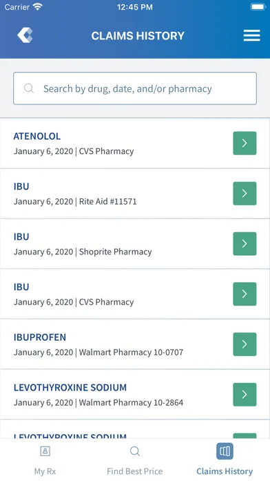 Screenshot di Capital Rx Pharmacy Benefits