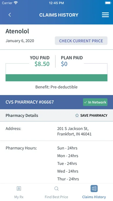 Screenshot di Capital Rx Pharmacy Benefits