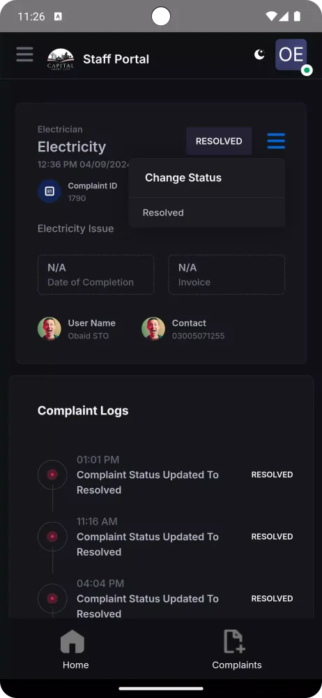 Smart City Admin Screenshots