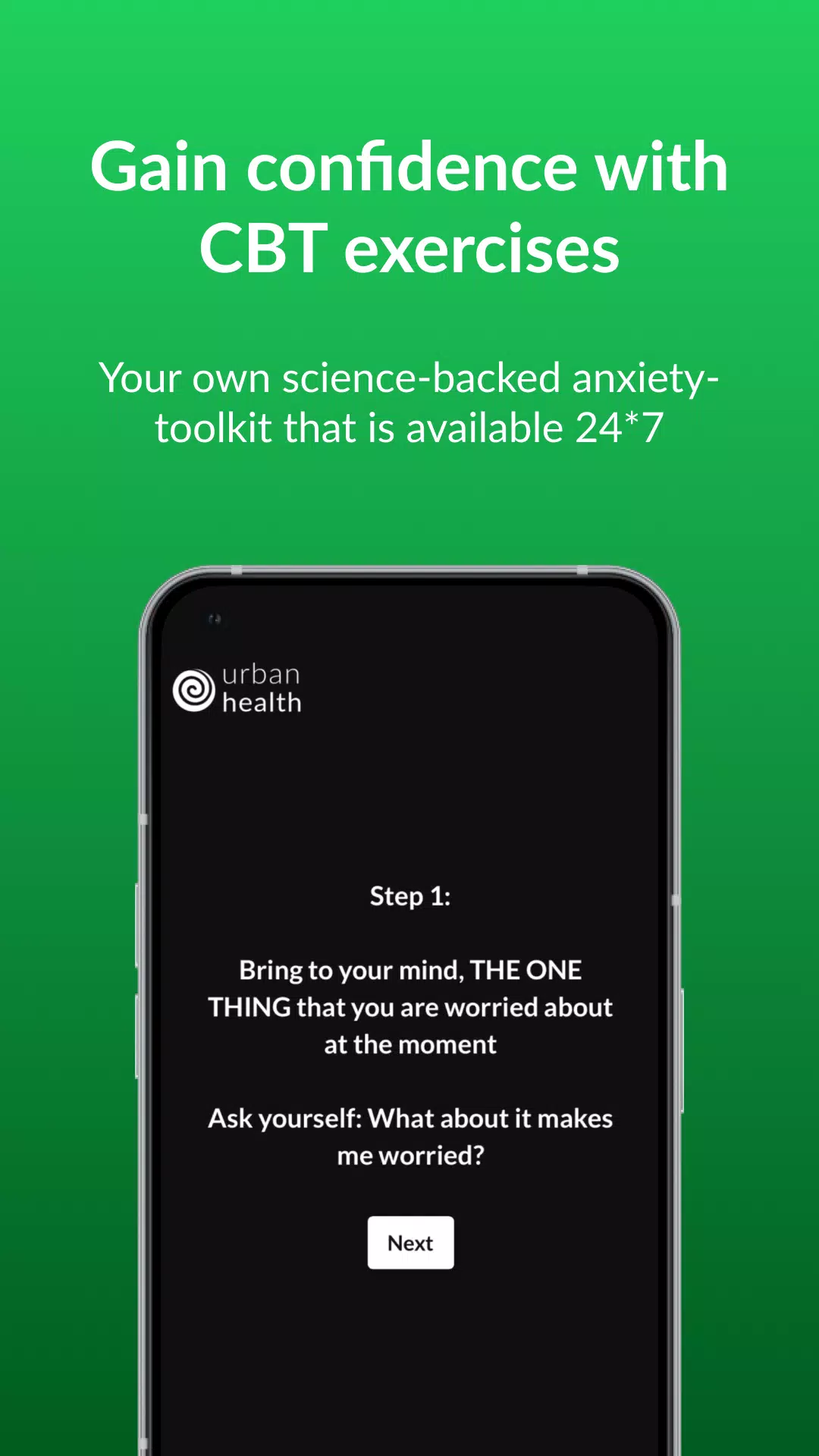 Anxiety & Sleep: Urban Health Screenshots