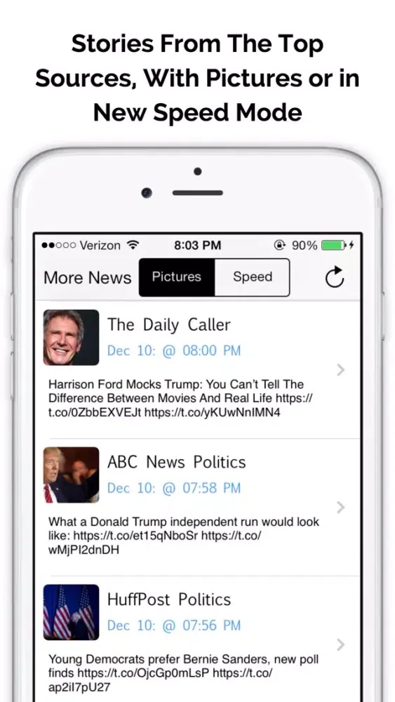 Screenshot di Fourth Estate - Political News Aggregator