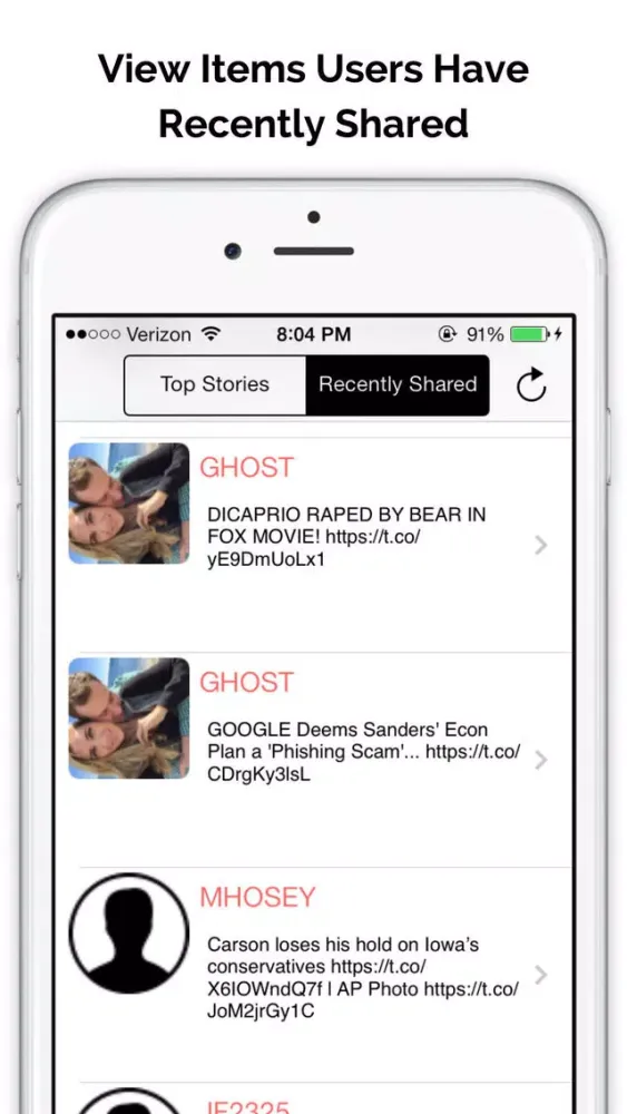 Screenshot di Fourth Estate - Political News Aggregator
