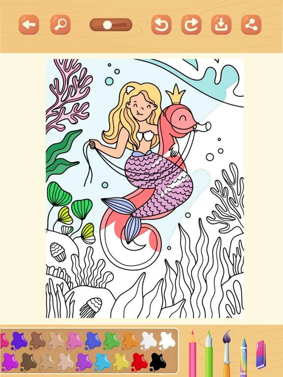 Capturas de pantalla de Paint princesses & fairy tales iPad 
