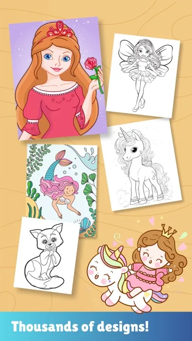 Capturas de pantalla de Paint princesses & fairy tales