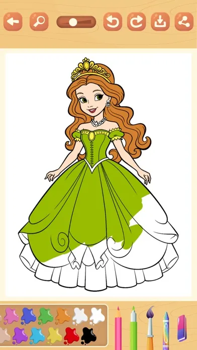 Capturas de pantalla de Paint princesses & fairy tales