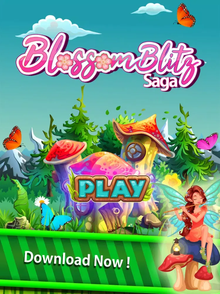 ภาพหน้าจอของ Bloomy Flowers iPad 