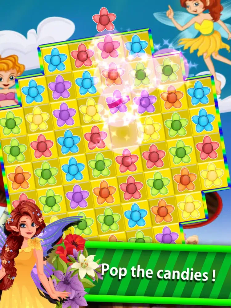 ภาพหน้าจอของ Bloomy Flowers iPad 