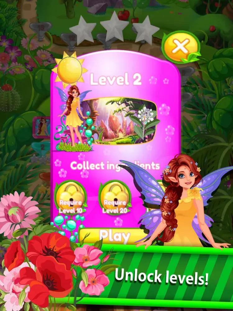 ภาพหน้าจอของ Bloomy Flowers iPad 