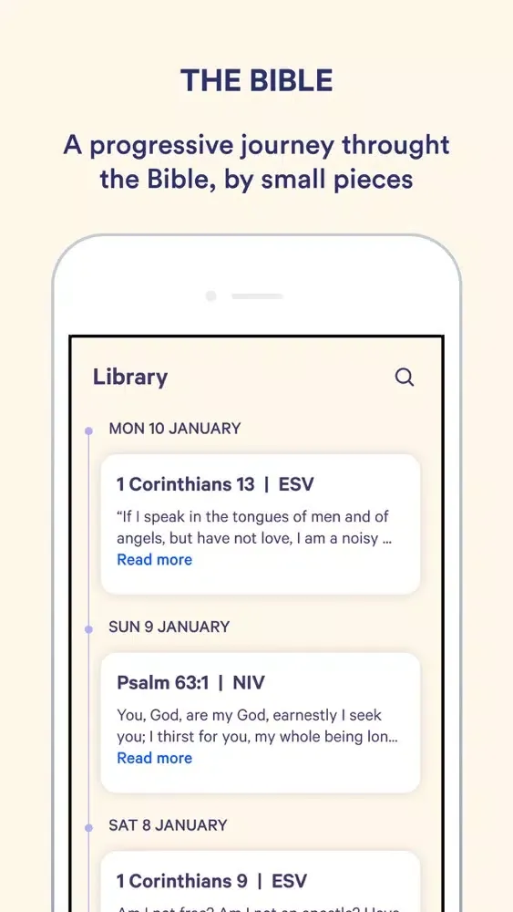 Captures d'écran de Daylight: audio Bible study