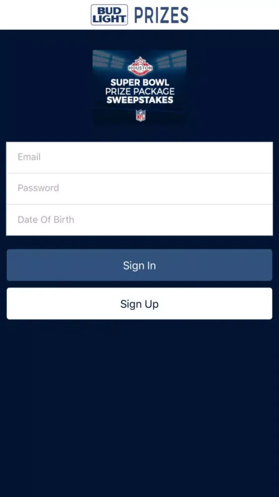 Super Bowl Prizes from Bud Light應用截圖