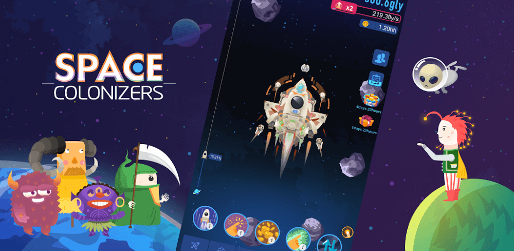 Space Colonizers Idle Clicker