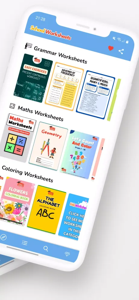 School Worksheets應用截圖