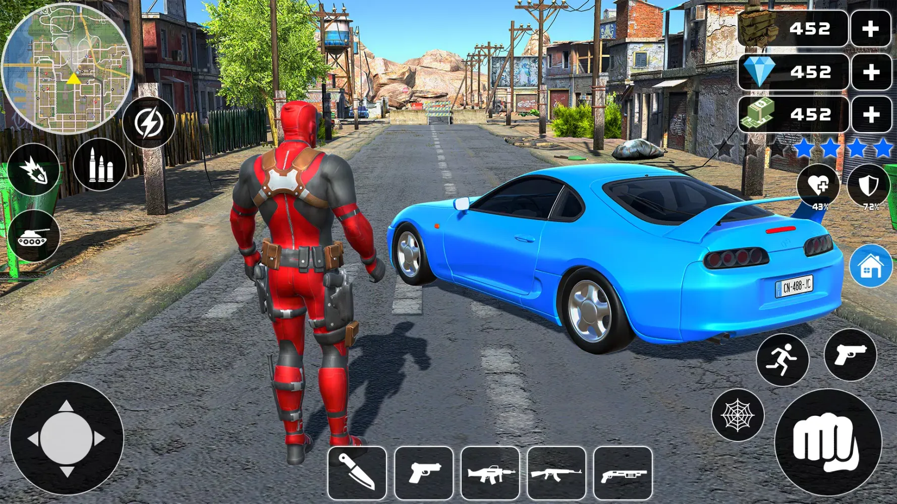 Screenshot di Spider Ninja Rope Hero Game