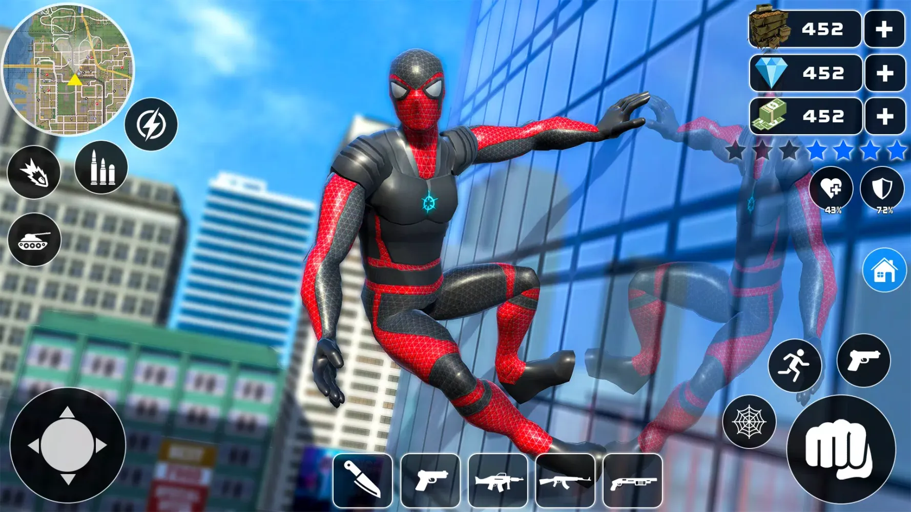 Screenshot di Spider Ninja Rope Hero Game