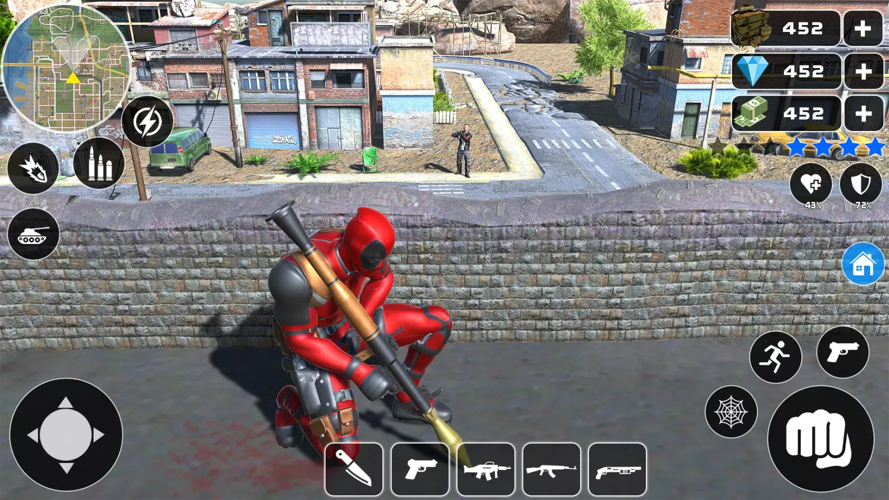 Screenshot di Spider Ninja Rope Hero Game