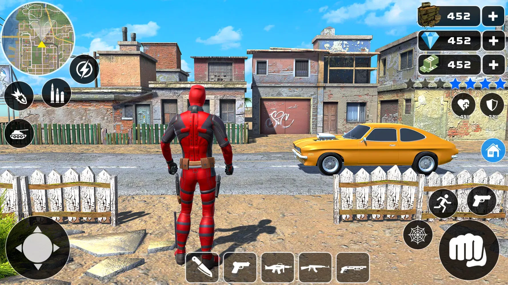 Screenshot di Spider Ninja Rope Hero Game