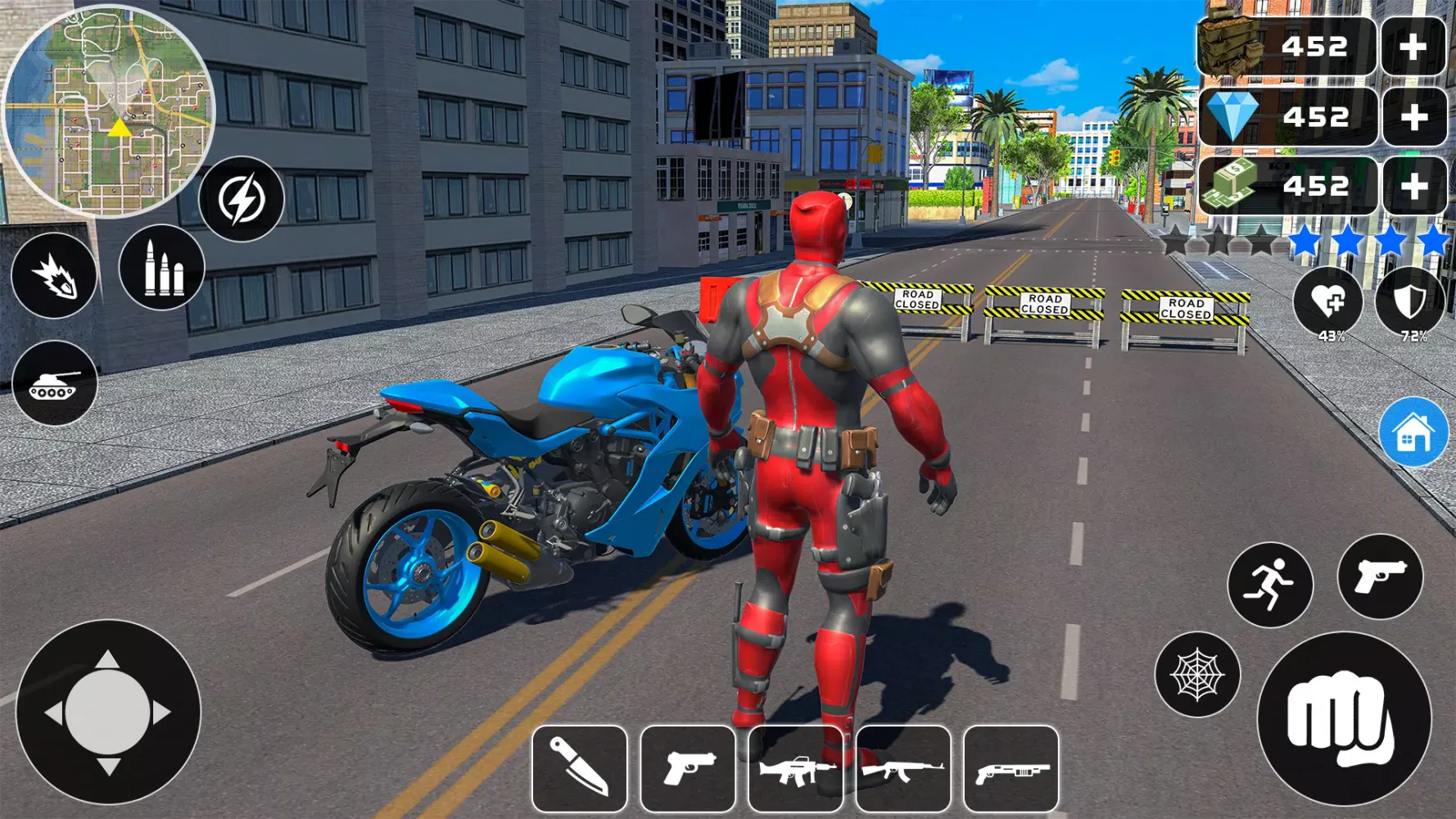 Screenshot di Spider Ninja Rope Hero Game