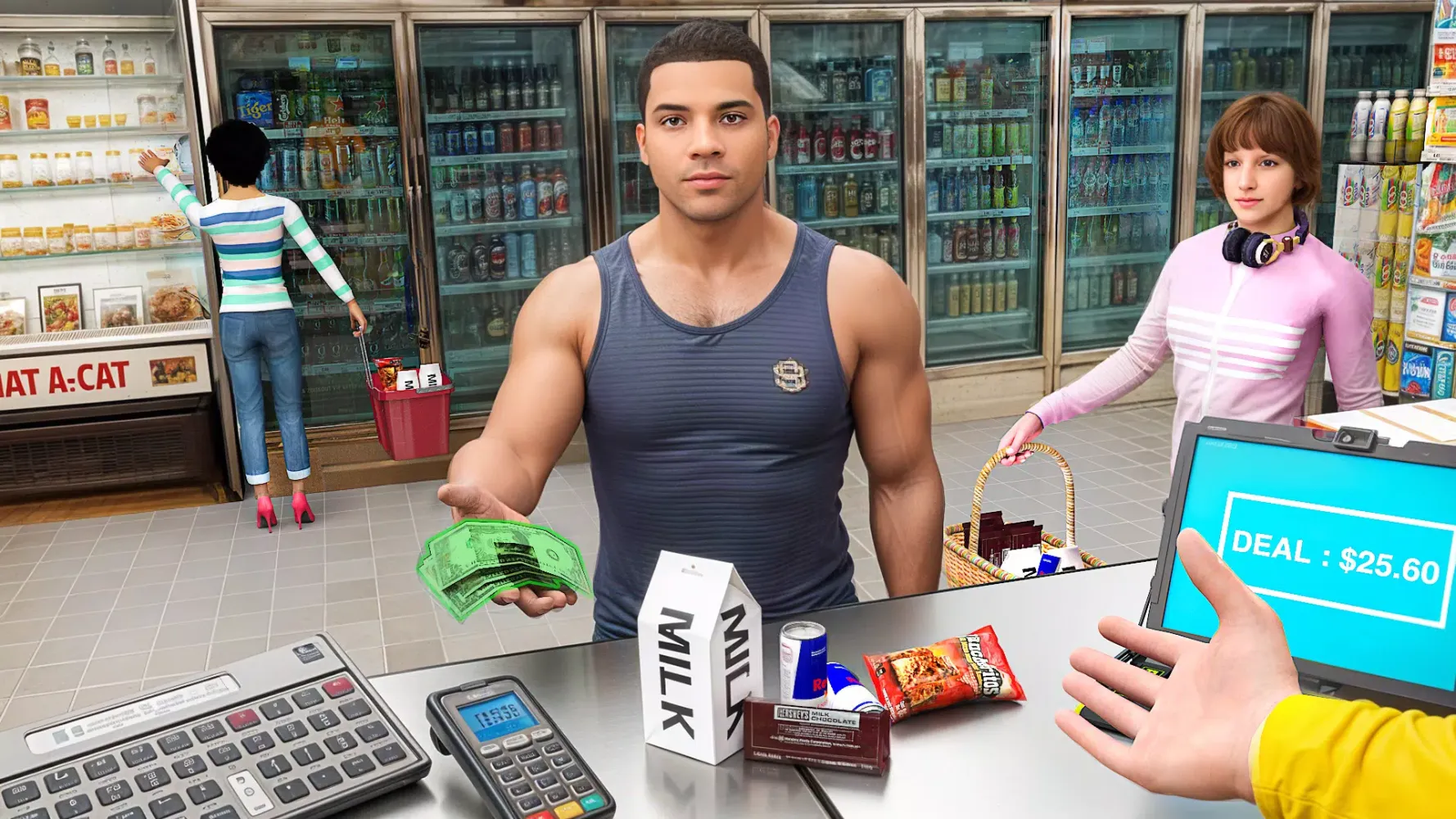 Tangkapan layar Supermarket Grocery Simulator