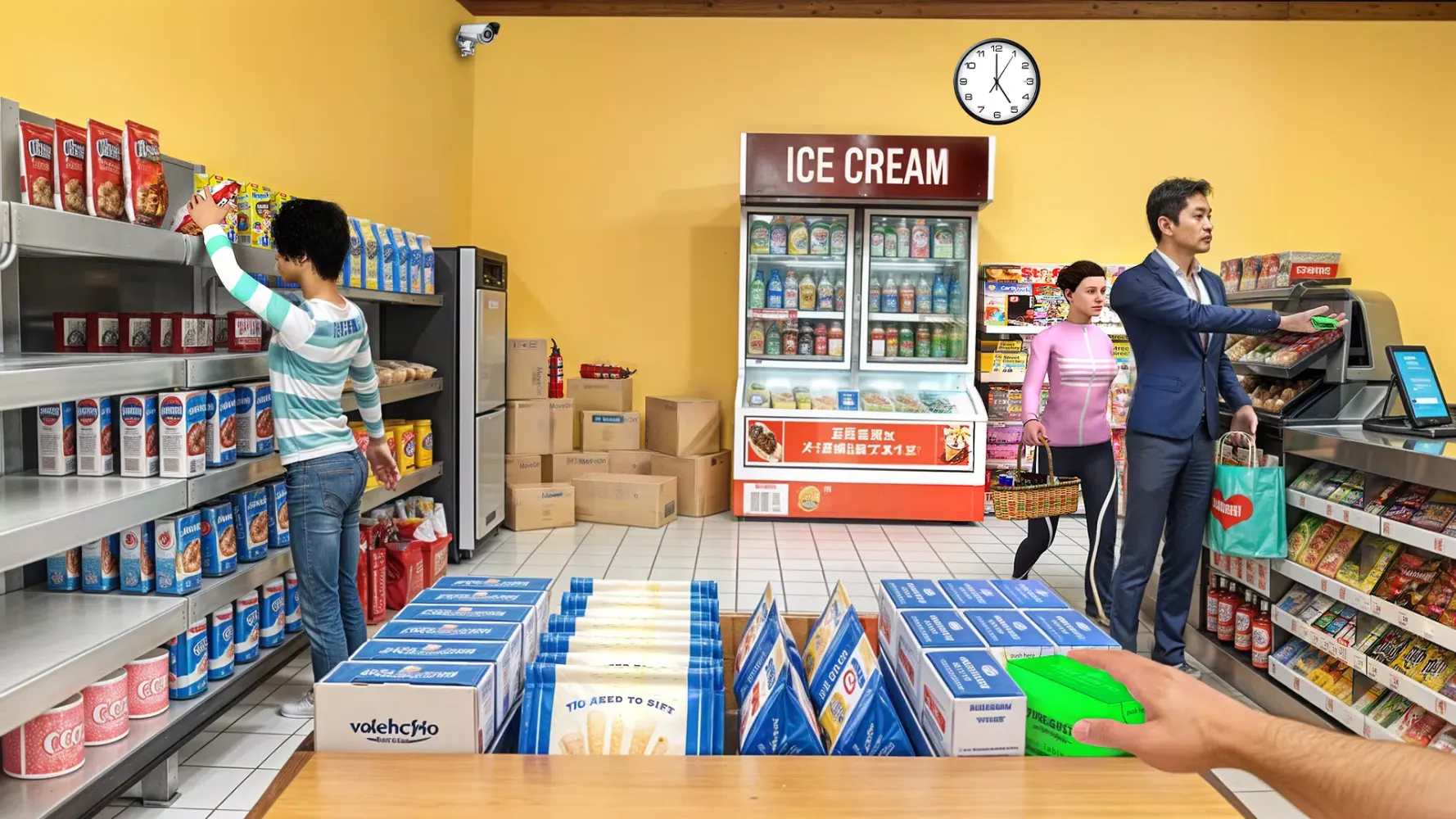 Tangkapan layar Supermarket Grocery Simulator