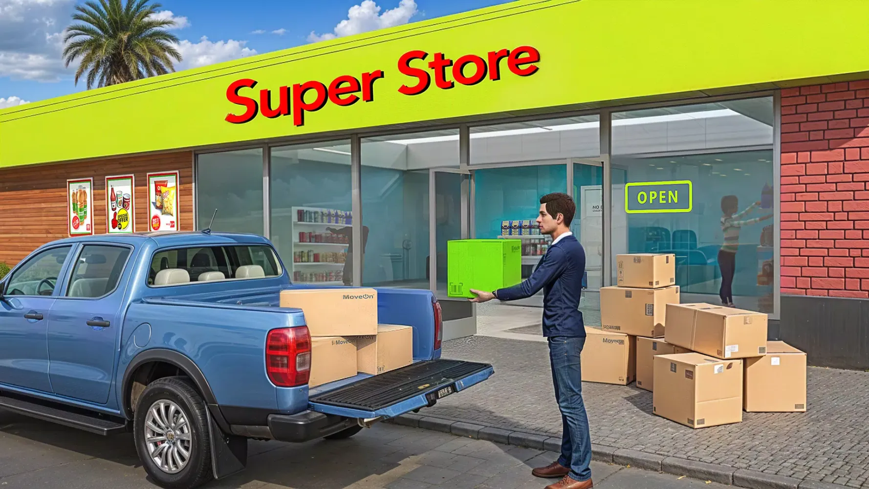 Tangkapan layar Supermarket Grocery Simulator
