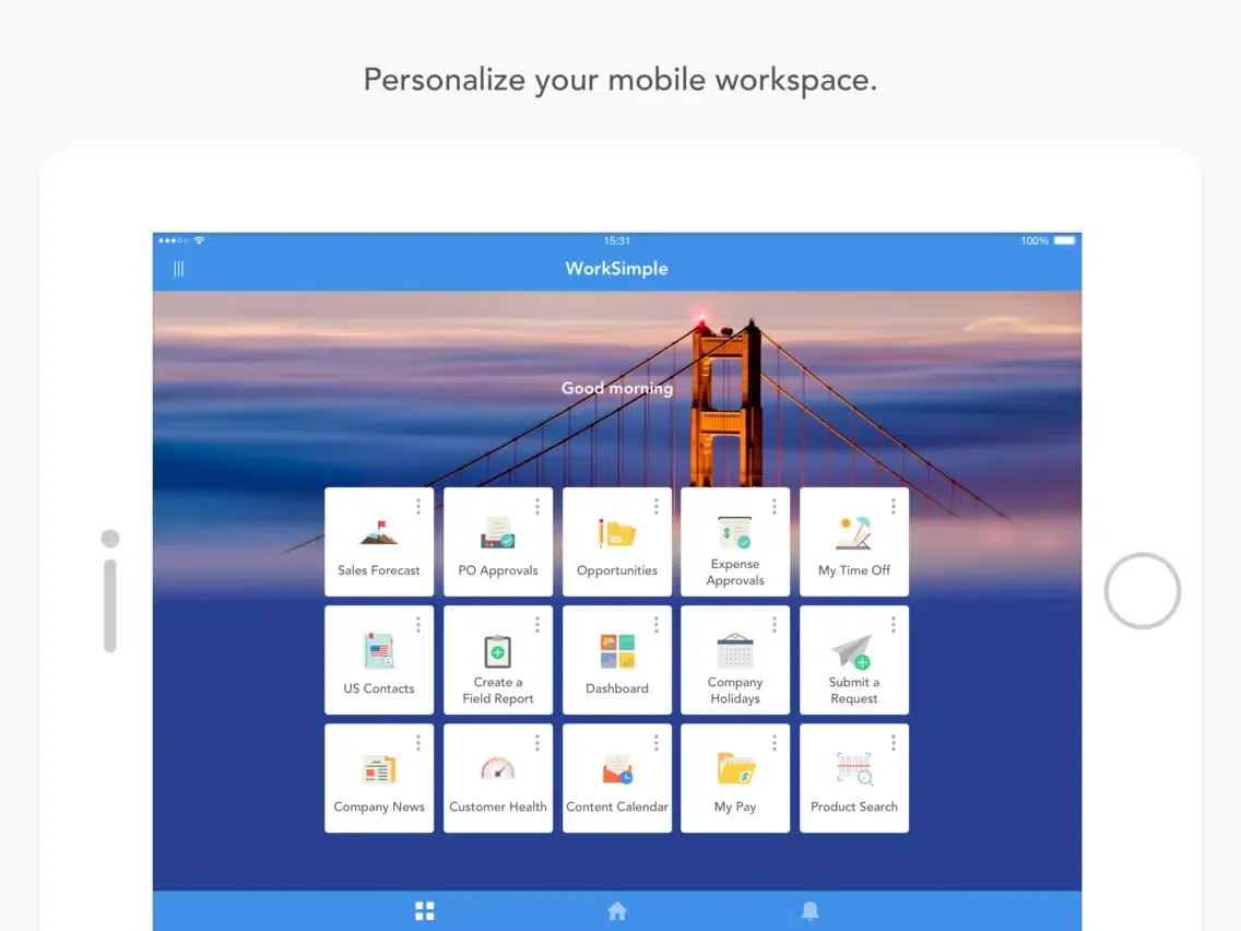 WorkSimple iPad 應用截圖