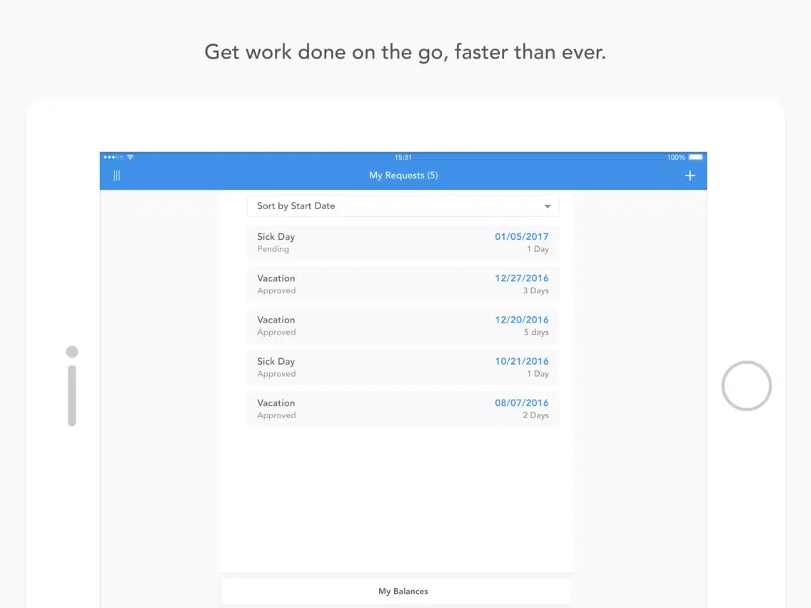 WorkSimple iPad 應用截圖