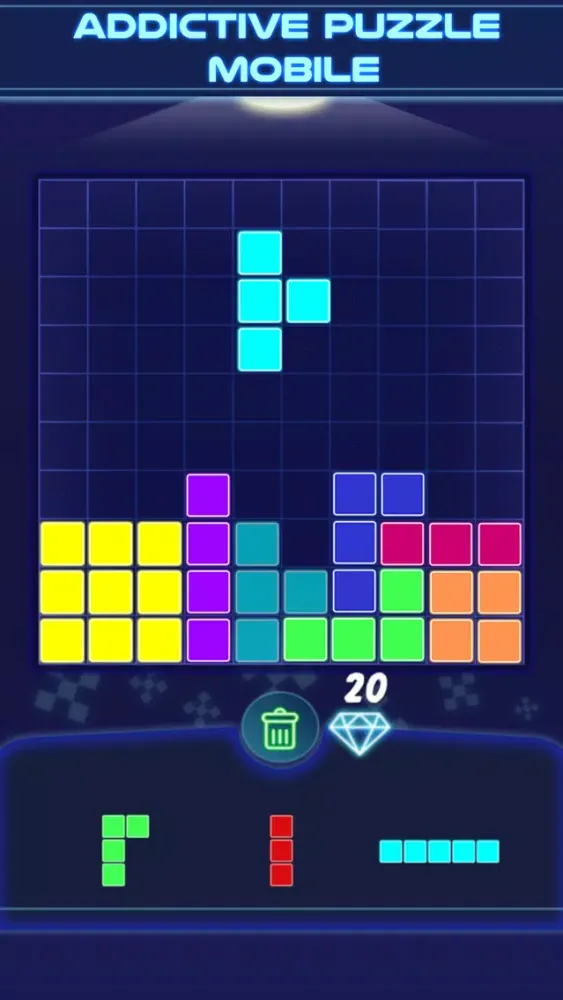 Glow Block : King Puzzle 스크린샷