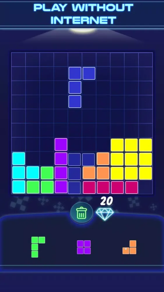 Glow Block : King Puzzle 스크린샷