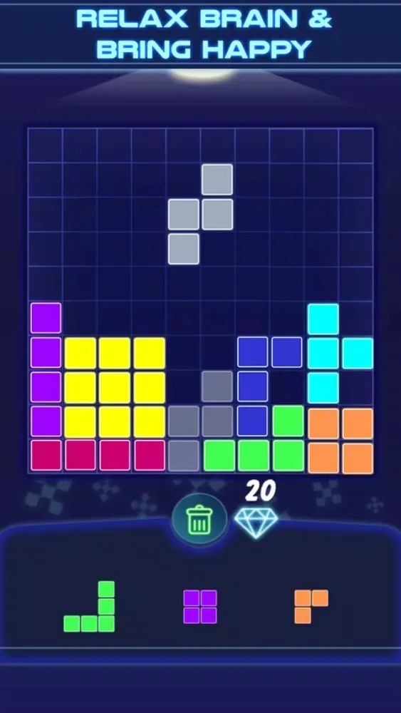 Glow Block : King Puzzle 스크린샷