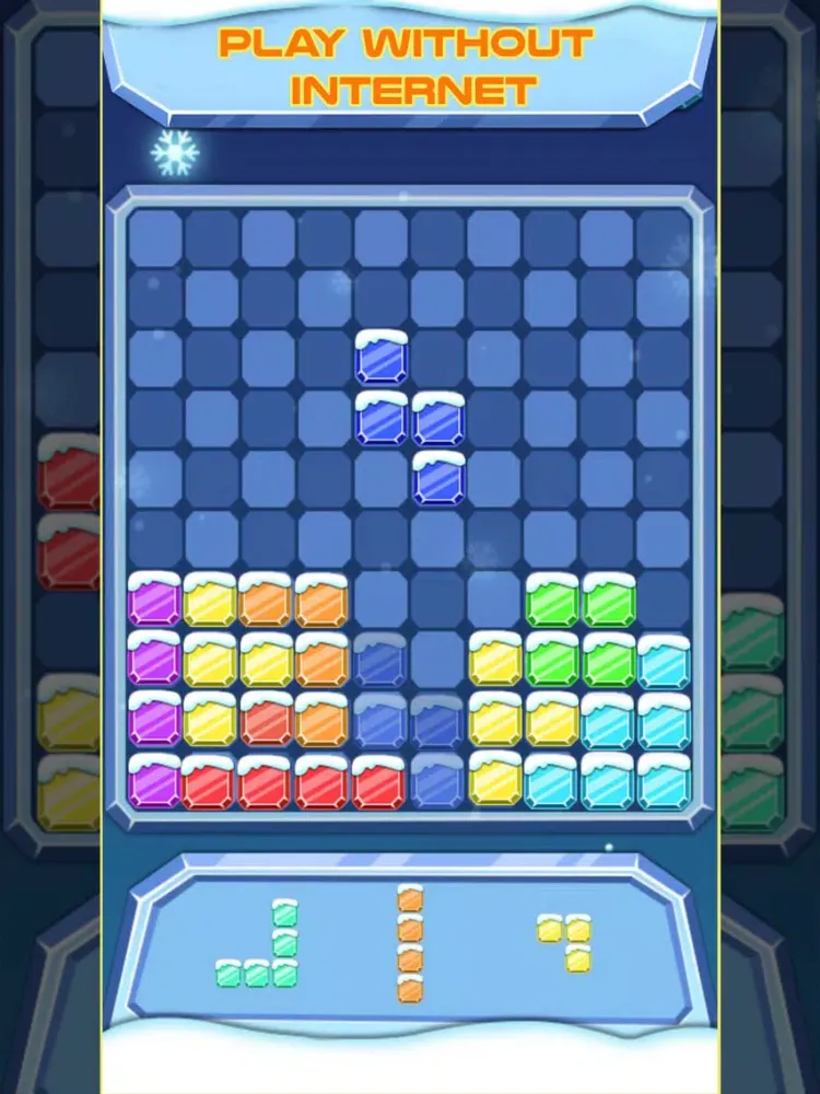 Block Puzzle Winter iPad  Screenshots