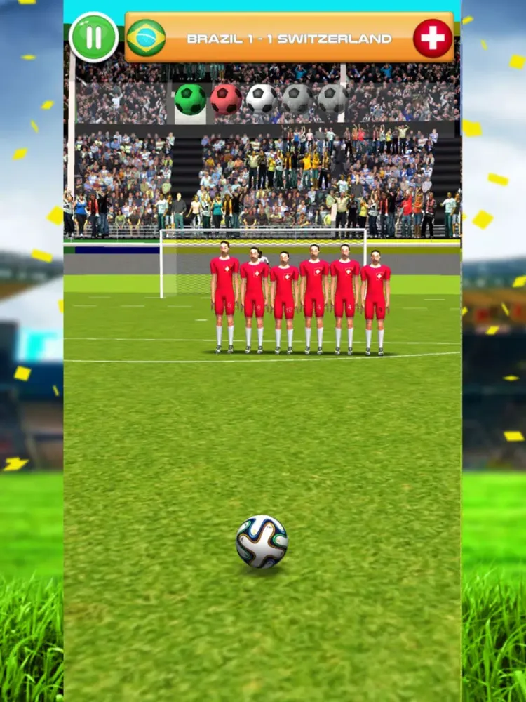 Ảnh chụp màn hình của Goal Free Kick iPad 
