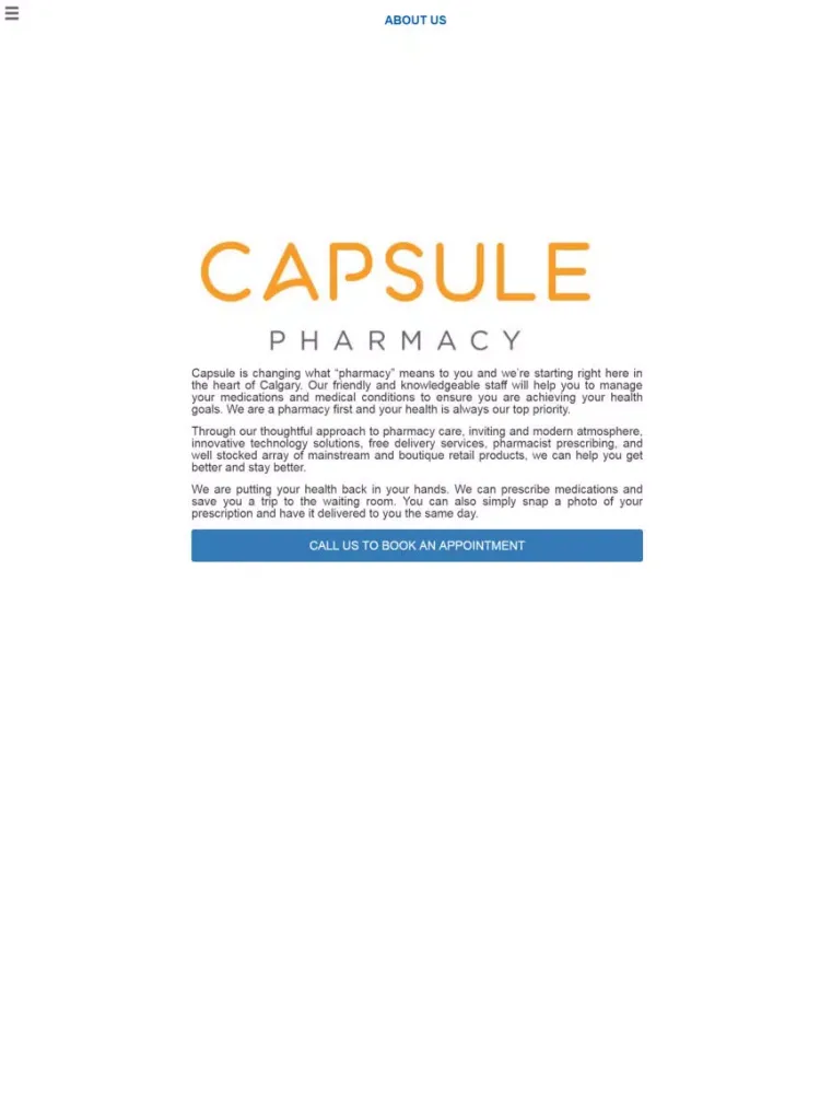Capsule Pharmacy Inc iPad  স্ক্রিনশট