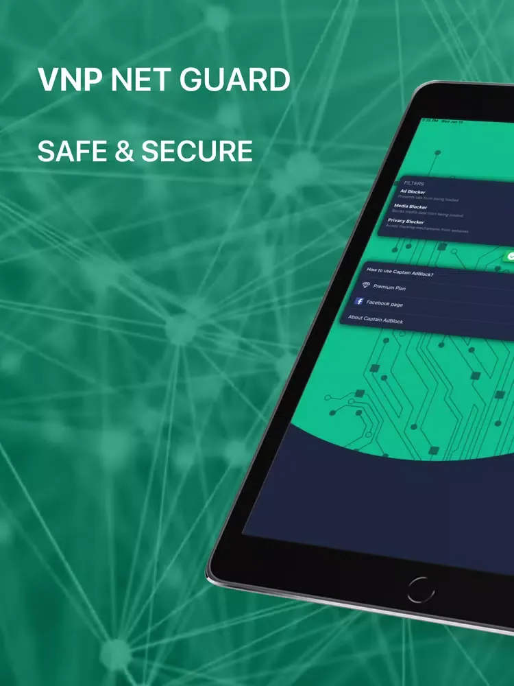 VNP Net Guard - Ad Security iPad 应用截图