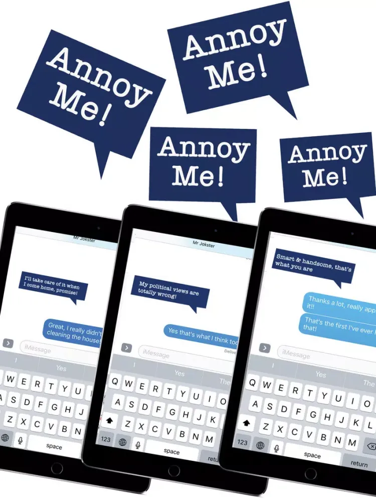 Tangkapan layar Annoy Me! - Annoying but Fun Stickers Pack iPad 