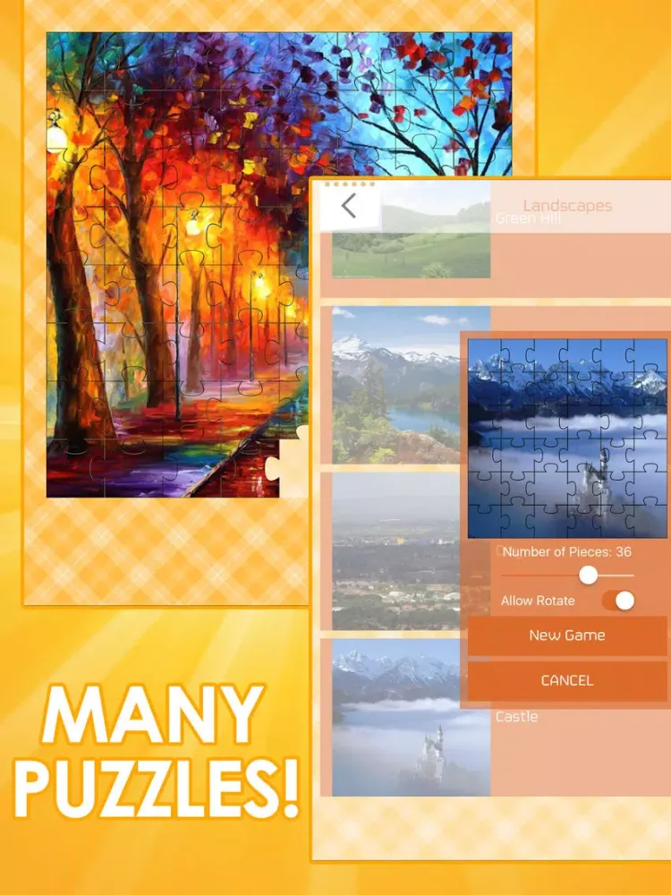 Capturas de tela do Jigsaw Puzzles - Fun iPad 