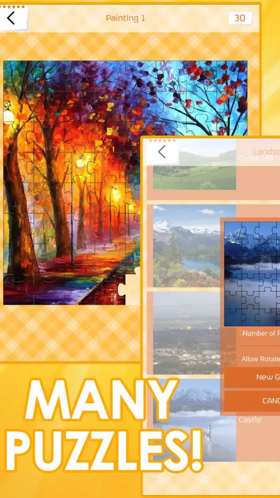 Capturas de tela do Jigsaw Puzzles - Fun